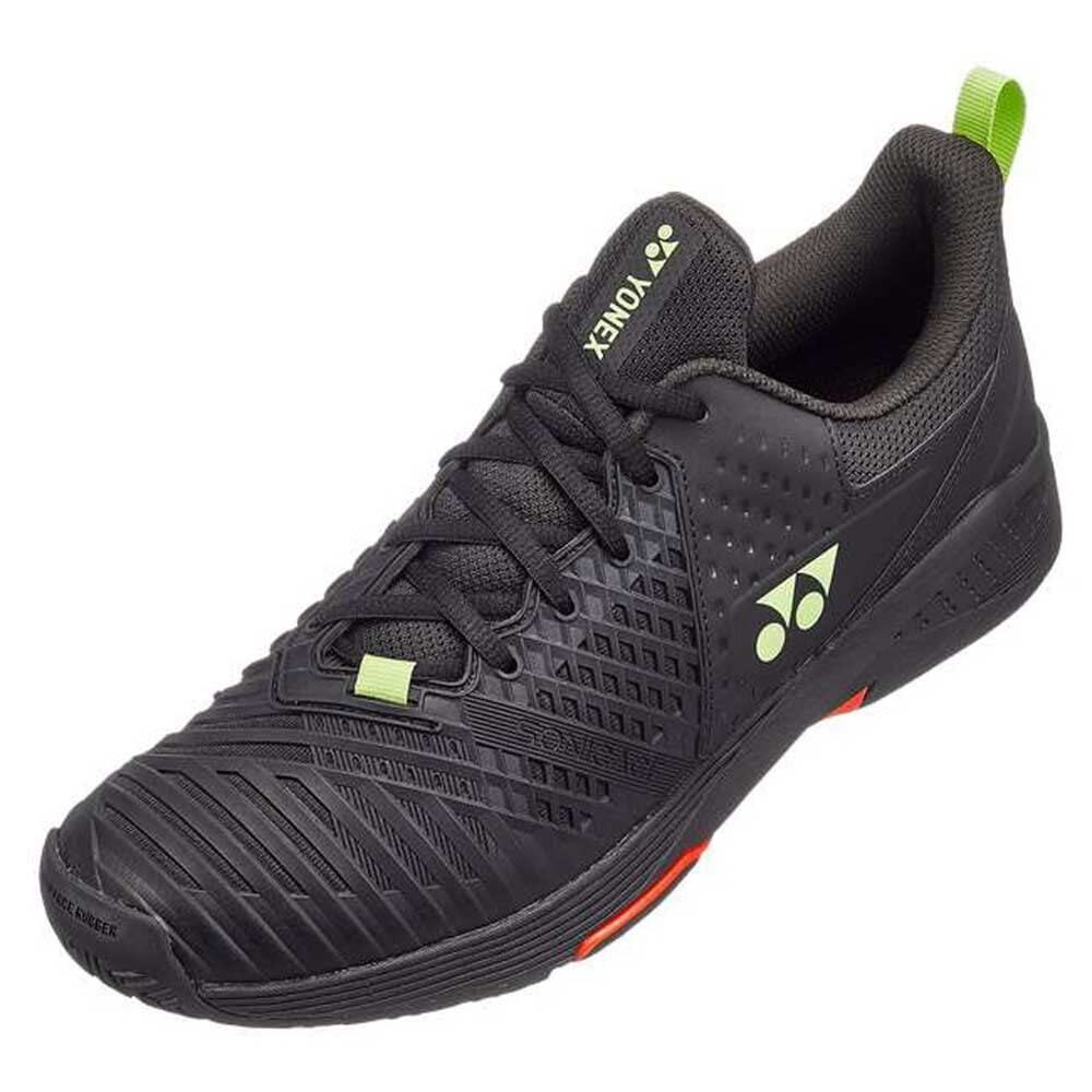 YONEX MEN'S POWER CUSHION SONICAGE 3 TENNIS SHOES -WHITE/RED ,12 US,MEDIUM